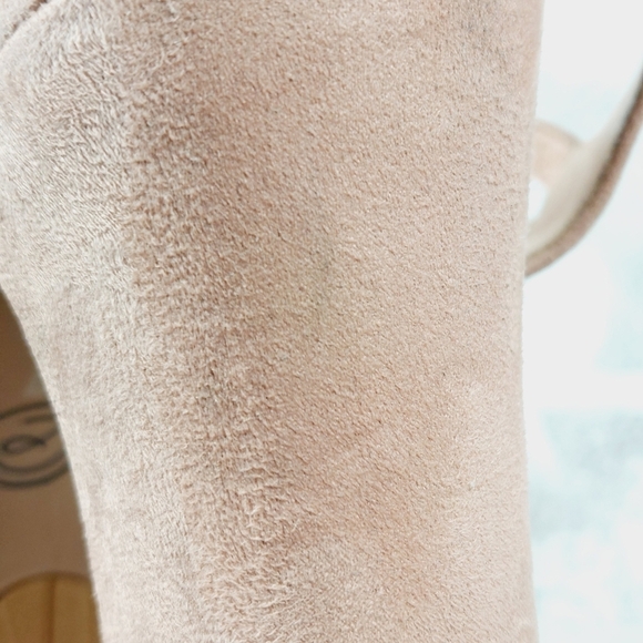 New Chinese Laundry Daydreamer Brown Velvet Platform Sandals V663 - Picture 13 of 14